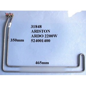 Thermoplongeur pour Lave-vaisselle Hotpoint - Ariston 2200w 230v 31848