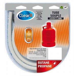 Tuyau gaz butane-propane vissinox 2,00m pour Four BRANDT 76S5145