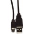 CORDON USB TYP-A MÂLE/MINI-USB MÂLE (5P.) 3,0M. NOIR