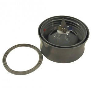 Embase bol mixeur + couteau couleur grise pour Mixeur KENWOOD KW684428