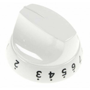 Manette thermostat blanc pour Four ELECTROLUX 3372225049