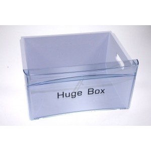 Tiroir assemble transparent (44 x 34,9 x 23,2 cm) pour Réfrigérateur HAIER 0060810105