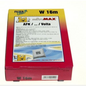 Lot de 4 Sacs non tissé +2 filtres W16M pour Aspirateur FilterClean FL0032-K
