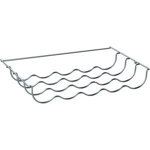 Étagère porte-bouteilles chromée (45x29x6 cm) pour Réfrigérateur BOSCH 11010062