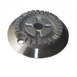 Couronne et support brûleur semi rapide pour Cuisinière WHIRLPOOL 481936078395