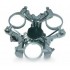flasque support de tetes rasoir philips