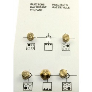 Injecteurs butane pour Cuisinière BEKO 4431910026