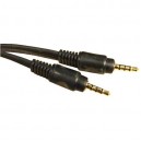 CABLE3,5MM JACK-MÂLE-4POL./ 3,5MM JACK MÂLE-4POL. DOREE 2,0M POUR AUDIO VISUEL PHILIPS