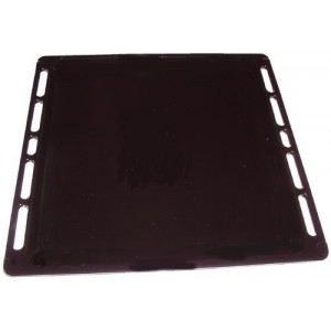 Lèche-frites emaille noire 403x389mm pour Cuisinière INDESIT C00078391