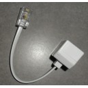 ADAPTATEUR RJ11F/RJ45M