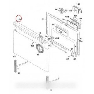 Bandeau pour Lave-vaisselle Rosieres 91605667