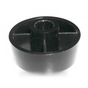 Bouton de programmateur noir pour Four DE DIETRICH 72X0403