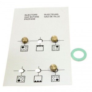 Jeu injecteur butane pour Cuisinière BEKO 4431900083