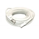 CORDON RJ45 MALE BLINDAGE DOUBLE CAT.5 CONNEX. 1:1 15M