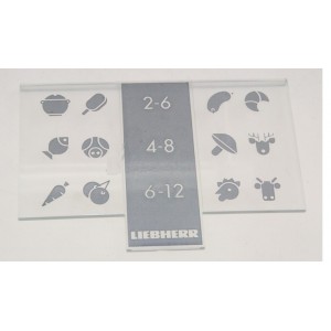 Vitre de Façade pour Réfrigérateur LIEBHERR 7427989