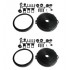 FILTRES CHARBON (X2) Ø 172MM H.40MM POUR HOTTE SMEG