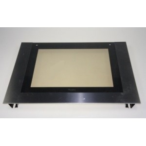 Porte + enjoliveur & montants g/d pour Four WHIRLPOOL 480121101592