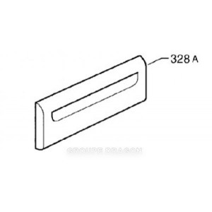 Porte compartiment pour Réfrigérateur ZANUSSI 224461701