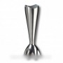 pied mixeur metal chrome