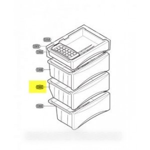 Tiroir intermédiaire pour Réfrigérateur LG AJP72975201