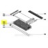 filtre graisse/embout metal x1