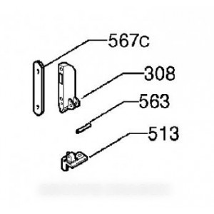 Axe de Charnière pour Cuisinière FAURE 3371539010