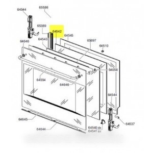 Vitre mitoyen large pour Four SMEG  772531651