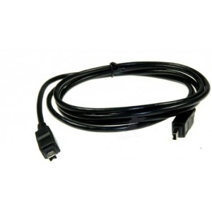 DV CABLE CORDON 2XFICHES MÂLE 4POLES TYPE B-B 1.5M POUR CAMESCOPE JVC