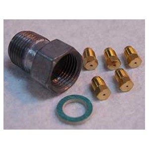 Jeu injecteur de gaz naturel avec raccord pour Cuisinière PROLINE 39639