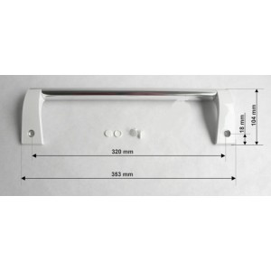 Poignée de porte pour Réfrigérateur, Congélateur BRANDT AS0041236