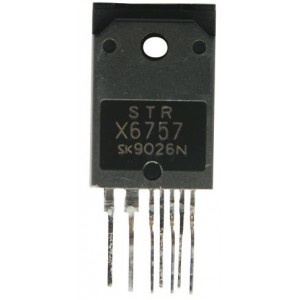 TRANSISTOR STRX6757 IC, POWER MANAGEMENT STR-X6757N SANKEN 4 POUR TELEVISEUR LG