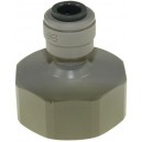 ADAPTATEUR FEMELLE TUBE Ø EXT 1/4" (6,3MM) TARAUDAGE 3/4 POUR REFRIGERATEUR WHIRLPOOL