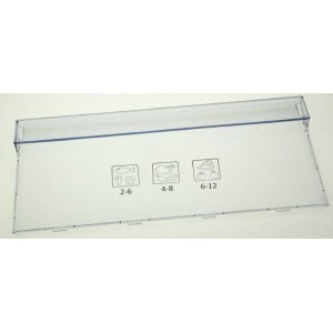 Façade de tiroir (19 cm) partie congélateur pour réfrigérateurs BEKO