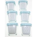 COFFRET DE 6 POTS AVEC ÉGOUTOIR DELICES BOX POUR YAOURTIERE SEB