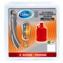 TUYAU DE GAZ INOX BUTANE - PROPANE DE 2 MÈTRES POUR CUISINIÈRE INDESIT