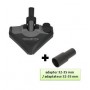BROSSE TETE DELTA SILENCE FORCE Ø 32-35 MM POUR ASPIRATEUR ROWENTA