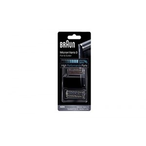 Tête de rasoir Combi Pack 424 noir pour Tondeuse BRAUN 81416568