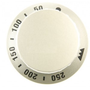 Manette thermostat métallisé pour Four KUPPERSBUSCH 063230