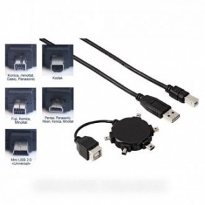 câble usb 1.1, compatible 2.0.fiche a /m pour audiovisuel video 