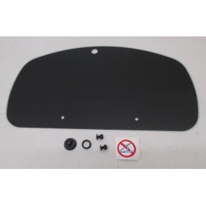 Ensemble couvercle en verre noir (56,4 x 29,8 cm) pour Table de cuisson DOMETIC 105312650