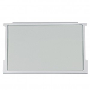 Plaque en verre avec encadrement 465x300x7 mm pour Réfrigérateur GORENJE 163336