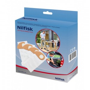 Lot de 4 sacs synthétiques pour Aspirateur NILFISK ADVANCE 81943048