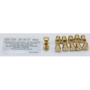 Kit injecteurs gaz butane-propane pour Plaque de cuisson BOSCH 12012007