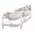  POUSSOIR START/STOP BLANC POUR MICRO ONDES WHIRLPOOL
