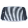 COUVERCLE EN VERRE POUR EVIER, NOIR, BAGUETTE POUR DOMETIC