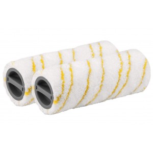 Lot de 2 rouleaux pour nettoyeur balai karcher FC3, FC5