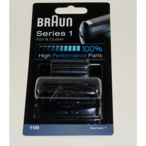 Tête de rasoir noir 11B Combi pour Tondeuse BRAUN 81387933