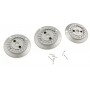 LOT DE 3 TULIPES DE BRULEUR POUR TABLE DE CUISSON DOMETI