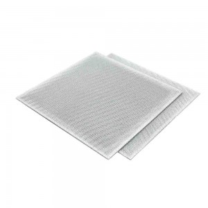 Lot de 2 Filtres métalliques à graisse 28,4 x 28,3 x 0,6 cm pour Hotte BOSCH 00298619