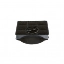 Filtre à charbon TYPE 303 (21,4 x 20,9 x 4 cm) pour hotte Whirlpool, Ikea, Faure, Electrolux, Indesit, Ariston Hotpoint 